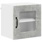 Preview: Küchenhängeschrank mit Regal 2 pcs Beton Grau 40 x 31 x 40 cm