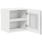 Preview: Küchenhängeschrank mit Regal 2 pcs Beton Grau 40 x 31 x 40 cm