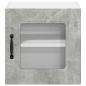 Preview: Küchenhängeschrank mit Regal 2 pcs Beton Grau 40 x 31 x 40 cm