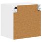 Preview: Küchenhängeschrank Hochglanz Weiß 40 x 31 x 40 cm Holzwerkstoff