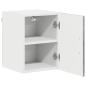 Preview: Küchenhängeschrank mit Regal 2 pcs Beton Grau 30 x 31 x 40 cm