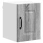 Preview: Küchenhängeschrank mit Tür 2 pcs Graues Sonoma 30 x 31 x 40 cm