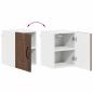 Preview: Küchenhängeschrank 2 pcs Braun Eichen-Optik 30 x 31 x 40 cm