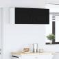 Preview: Küchenhängeschrank Schwarz 50 x 31 x 40 cm Holzwerkstoff
