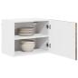 Preview: Küchenhängeschrank 2 pcs Geräucherte Eiche 50 x 31 x 40 cm