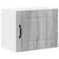 Preview: Küchenhängeschrank mit Tür 2 pcs Graues Sonoma 50 x 31 x 40 cm