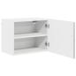 Preview: Küchenhängeschrank mit Tür 2 pcs Graues Sonoma 50 x 31 x 40 cm