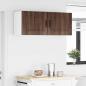 Preview: Küchenhängeschrank mit Regal Braun Eichen-Optik 50 x 31 x 40 cm