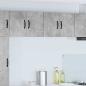 Preview: ARDEBO.de - Küchenhängeschrank mit Regal 2 pcs Beton Grau 60 x 31 x 40 cm