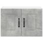 Preview: Küchenhängeschrank mit Regal 2 pcs Beton Grau 60 x 31 x 40 cm