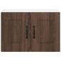 Preview: Küchenhängeschrank mit Regal Braun Eichen-Optik 60 x 31 x 40 cm