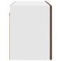 Preview: Küchenhängeschrank mit Regal Braun Eichen-Optik 60 x 31 x 40 cm