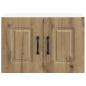 Preview: Küchenhängeschrank mit Tür 2 pcs Artisan-Eiche 60 x 31 x 40 cm