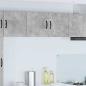 Preview: ARDEBO.de - Küchenhängeschrank Beton Grau 80 x 31 x 40 cm Holzwerkstoff