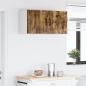 Preview: ARDEBO.de - Küchenhängeschrank mit Regal Geräucherte Eiche 80 x 31 x 40 cm