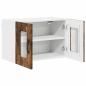 Preview: Küchenhängeschrank mit Regal Geräucherte Eiche 60 x 31 x 40 cm