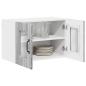 Preview: Küchenhängeschrank mit Tür 2 pcs Graues Sonoma 60 x 31 x 40 cm