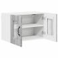 Preview: Küchenhängeschrank mit Tür 2 pcs Graues Sonoma 60 x 31 x 40 cm