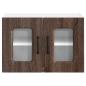 Preview: Küchenhängeschrank 2 pcs Braun Eichen-Optik 60 x 31 x 40 cm