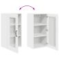 Preview: Küchenhängeschrank mit Regal Weiß 40 x 31 x 80 cm Holzwerkstoff