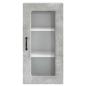 Preview: Küchenhängeschrank mit Regal 2 pcs Beton Grau 40 x 31 x 80 cm