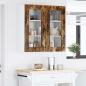 Preview: Küchenhängeschrank 2 pcs Geräucherte Eiche 40 x 31 x 80 cm