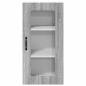 Preview: Küchenhängeschrank mit Tür 2 pcs Graues Sonoma 40 x 31 x 80 cm