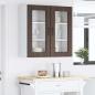 Preview: Küchenhängeschrank 2 pcs Braun Eichen-Optik 40 x 31 x 80 cm