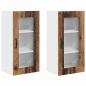Preview: Küchenhängeschrank 2 pcs Altholz 40 x 31 x 80 cm Holzwerkstoff