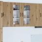 Preview: ARDEBO.de - Küchenhängeschrank mit Tür 2 pcs Artisan-Eiche 40 x 31 x 80 cm
