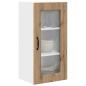 Preview: Küchenhängeschrank mit Tür 2 pcs Artisan-Eiche 40 x 31 x 80 cm