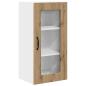 Preview: Küchenhängeschrank mit Tür 2 pcs Artisan-Eiche 40 x 31 x 80 cm