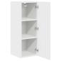 Preview: Küchenhängeschrank 2 pcs Weiß 30 x 31 x 80 cm Holzwerkstoff