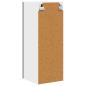 Preview: Küchenhängeschrank Schwarz 30 x 31 x 80 cm Holzwerkstoff
