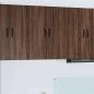 Preview: ARDEBO.de - Küchenhängeschrank 2 pcs Braun Eichen-Optik 30 x 31 x 80 cm