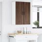 Preview: Küchenhängeschrank 2 pcs Braun Eichen-Optik 30 x 31 x 80 cm