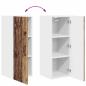 Preview: Küchenhängeschrank Altholz 30 x 31 x 80 cm Holzwerkstoff