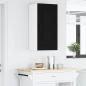 Preview: Küchenhängeschrank Schwarz 40 x 31 x 80 cm Holzwerkstoff