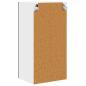 Preview: Küchenhängeschrank Schwarz 40 x 31 x 80 cm Holzwerkstoff
