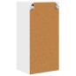 Preview: Küchenhängeschrank Hochglanz Weiß 40 x 31 x 80 cm Holzwerkstoff