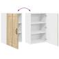 Preview: Küchenhängeschrank Sonoma-Eiche 50 x 31 x 80 cm Holzwerkstoff