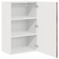 Preview: Küchenhängeschrank mit Regal Geräucherte Eiche 50 x 31 x 80 cm