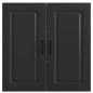 Preview: Küchenhängeschrank Schwarz 80 x 31 x 80 cm Holzwerkstoff