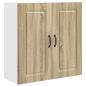 Preview: ARDEBO.de - Küchenhängeschrank Sonoma-Eiche 80 x 31 x 80 cm Holzwerkstoff
