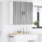 Preview: Küchenhängeschrank Graues Sonoma 80 x 31 x 80 cm Holzwerkstoff