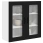 Preview: Küchenhängeschrank Schwarz 80 x 31 x 80 cm Holzwerkstoff