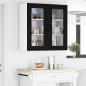 Preview: Küchenhängeschrank Schwarz 80 x 31 x 80 cm Holzwerkstoff