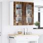 Preview: Küchenhängeschrank mit Regal Geräucherte Eiche 80 x 31 x 80 cm
