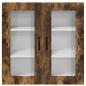 Preview: Küchenhängeschrank mit Regal Geräucherte Eiche 80 x 31 x 80 cm