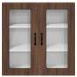 Preview: Küchenhängeschrank mit Regal Braun Eichen-Optik 80 x 31 x 80 cm